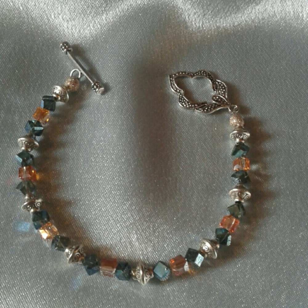 One of a kind swarvoski bracelet.